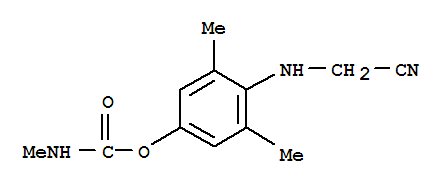 77074-61-4  Acetonitrile,2-[[2,6-dimethyl-4-[[(methylamino)carbonyl]oxy]phenyl]amino]-