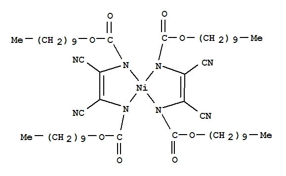 77245-35-3  Nickel, bis[[didecyl(1,2-dicyano-1,2-ethenediyl)bis[carbamato]](2-)]- (9CI)