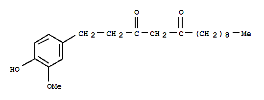 79067-90-6  3,5-Tetradecanedione,1-(4-hydroxy-3-methoxyphenyl)-