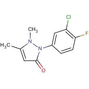 897665-78-0  3H-Pyrazol-3-one, 2-(3-chloro-4-fluorophenyl)-1,2-dihydro-1,5-dimethyl-