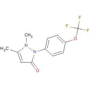 897665-81-5  3H-Pyrazol-3-one,1,2-dihydro-1,5-dimethyl-2-[4-(trifluoromethoxy)phenyl]-