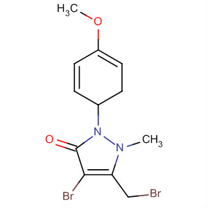 897666-27-2  3H-Pyrazol-3-one,4-bromo-5-(bromomethyl)-1,2-dihydro-2-(4-methoxyphenyl)-1-methyl-