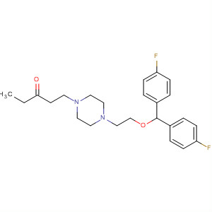 89769-81-3  3-Pentanone, 1-[4-[2-[bis(4-fluorophenyl)methoxy]ethyl]-1-piperazinyl]-