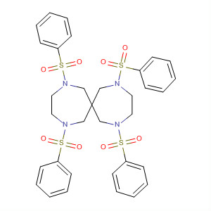 89777-41-3  2,5,9,12-Tetraazaspiro[6.6]tridecane, 2,5,9,12-tetrakis(phenylsulfonyl)-