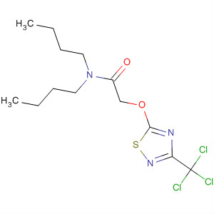 89781-33-9  Acetamide, N,N-dibutyl-2-[[3-(trichloromethyl)-1,2,4-thiadiazol-5-yl]oxy]-