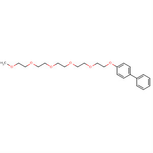 89807-28-3  2,5,8,11,14-Pentaoxahexadecane, 16-([1,1'-biphenyl]-4-yloxy)-