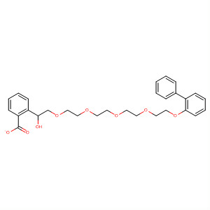 89807-31-8  3,6,9,12-Tetraoxatetradecan-1-ol, 14-([1,1'-biphenyl]-2-yloxy)-,benzoate