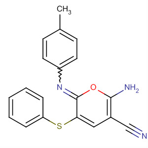 89815-87-2  2H-Thiopyran-5-carbonitrile,6-amino-2-[(4-methylphenyl)imino]-4-phenyl-