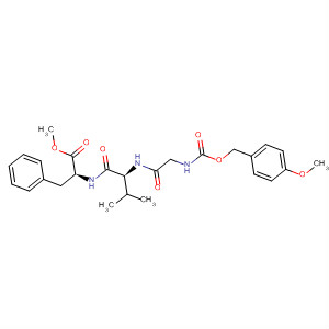 89821-20-5  L-Phenylalanine,N-[N-[N-[[(4-methoxyphenyl)methoxy]carbonyl]glycyl]-L-valyl]-, methylester