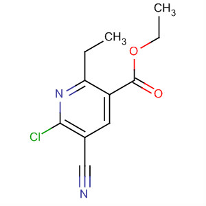 898227-76-4  3-Pyridinecarboxylic acid, 6-chloro-5-cyano-2-ethyl-, ethyl ester