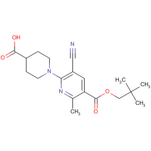 898227-87-7  3-Pyridinecarboxylic acid,6-(4-carboxy-1-piperidinyl)-5-cyano-2-methyl-, 3-(2,2-dimethylpropyl)ester