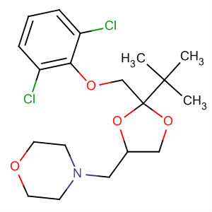 89832-42-8  Morpholine,4-[[2-[(2,6-dichlorophenoxy)methyl]-2-(1,1-dimethylethyl)-1,3-dioxolan-4-yl]methyl]-