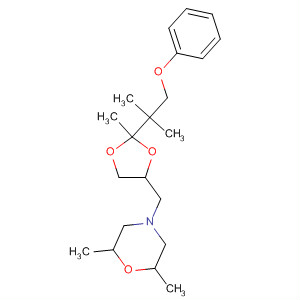 89832-96-2  Morpholine,4-[[2-(1,1-dimethyl-2-phenoxyethyl)-2-methyl-1,3-dioxolan-4-yl]methyl]-2,6-dimethyl-
