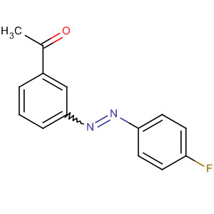 89846-37-7  Ethanone, 1-[3-[(4-fluorophenyl)azo]phenyl]-, (E)-