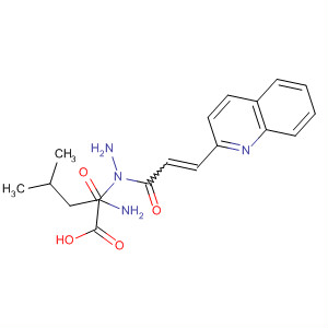 89847-34-7  L-Leucine, N-[1-oxo-3-(2-quinolinyl)-2-propenyl]-, hydrazide
