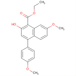89861-40-5  1-Naphthalenecarboxylic acid,2-hydroxy-7-methoxy-4-(4-methoxyphenyl)-, ethyl ester
