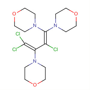 89872-31-1  Morpholine,4,4',4''-[2-chloro-1-(dichloromethylene)-2-propen-1-yl-3-ylidene]tris-