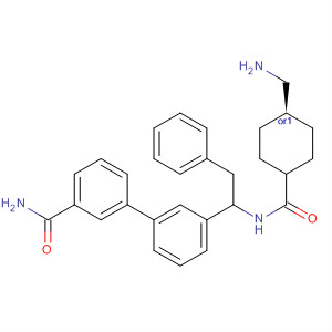 898802-43-2  [1,1'-Biphenyl]-3-carboxamide,3'-[1-[[[trans-4-(aminomethyl)cyclohexyl]carbonyl]amino]-2-phenylethyl]-