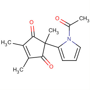 89890-37-9  1H-Pyrrole,1-acetyl-2,3-dihydro-5-(1,3,4-trimethyl-2,5-dioxo-3-cyclopenten-1-yl)-