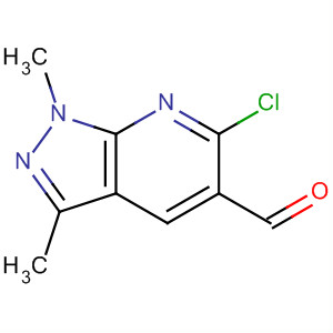 898911-34-7  1H-Pyrazolo[3,4-b]pyridine-5-carboxaldehyde, 6-chloro-1,3-dimethyl-