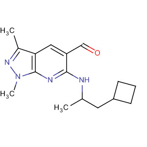 898911-35-8  1H-Pyrazolo[3,4-b]pyridine-5-carboxaldehyde,6-[(cyclobutylmethyl)ethylamino]-1,3-dimethyl-