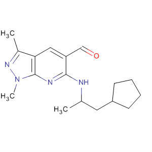 898911-38-1  1H-Pyrazolo[3,4-b]pyridine-5-carboxaldehyde,6-[(cyclopentylmethyl)ethylamino]-1,3-dimethyl-