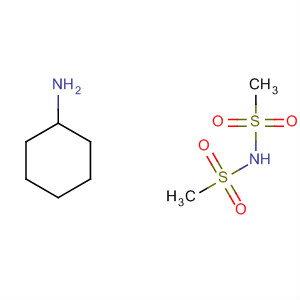 89913-14-4  Methanesulfonamide, N-(methylsulfonyl)-, compd. withcyclohexanamine (1:1)