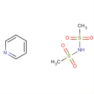 89913-32-6  Methanesulfonamide, N-(methylsulfonyl)-, compd. with pyridine (1:1)
