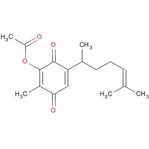 89913-50-8  2,5-Cyclohexadiene-1,4-dione,3-(acetyloxy)-5-(1,5-dimethyl-4-hexenyl)-2-methyl-