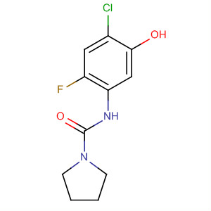 89915-78-6  1-Pyrrolidinecarboxamide, N-(4-chloro-2-fluoro-5-hydroxyphenyl)-