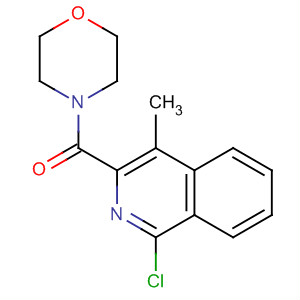 89928-97-2  Morpholine, 4-[(1-chloro-4-methyl-3-isoquinolinyl)carbonyl]-