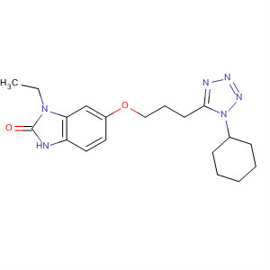 89930-88-1  2H-Benzimidazol-2-one,6-[3-(1-cyclohexyl-1H-tetrazol-5-yl)propoxy]-1-ethyl-1,3-dihydro-