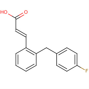 899428-51-4  2-Propenoic acid, 3-[2-[(4-fluorophenyl)methyl]phenyl]-, (2E)-