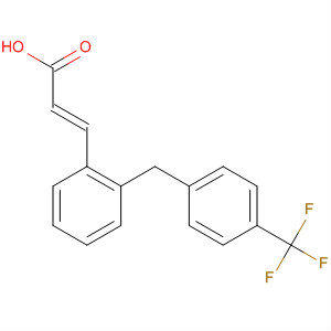 899428-54-7  2-Propenoic acid, 3-[2-[[4-(trifluoromethyl)phenyl]methyl]phenyl]-, (2E)-