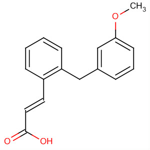 899428-55-8  2-Propenoic acid, 3-[2-[(3-methoxyphenyl)methyl]phenyl]-, (2E)-