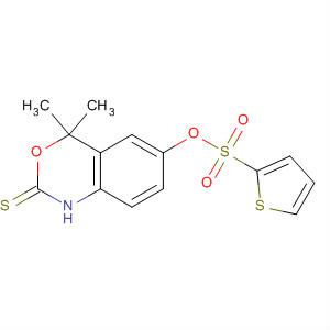899437-28-6  2-Thiophenesulfonic acid,1,4-dihydro-4,4-dimethyl-2-thioxo-2H-3,1-benzoxazin-6-yl ester