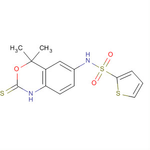 899437-40-2  2-Thiophenesulfonamide,N-(1,4-dihydro-4,4-dimethyl-2-thioxo-2H-3,1-benzoxazin-6-yl)-