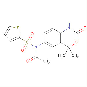 899437-41-3  Acetamide,N-(1,4-dihydro-4,4-dimethyl-2-oxo-2H-3,1-benzoxazin-6-yl)-N-(2-thienylsulfonyl)-