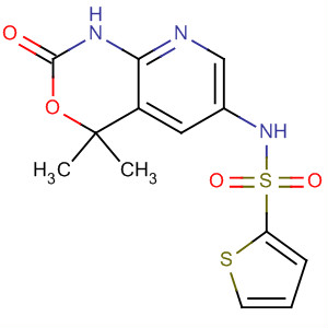 899437-56-0  2-Thiophenesulfonamide,N-(1,4-dihydro-4,4-dimethyl-2-oxo-2H-pyrido[2,3-d][1,3]oxazin-6-yl)-