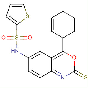 899437-60-6  2-Thiophenesulfonamide,N-(1,4-dihydro-4-phenyl-2-thioxo-2H-3,1-benzoxazin-6-yl)-