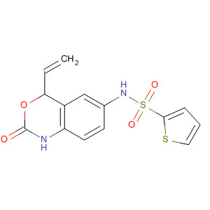 899437-61-7  2-Thiophenesulfonamide,N-(4-ethenyl-1,4-dihydro-2-oxo-2H-3,1-benzoxazin-6-yl)-