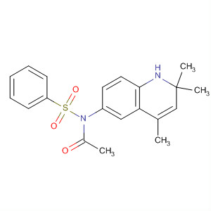 899438-09-6  Acetamide,N-(1,2-dihydro-2,2,4-trimethyl-6-quinolinyl)-N-(phenylsulfonyl)-
