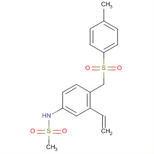 899438-39-2  Methanesulfonamide,N-[3-ethenyl-4-[[(4-methylphenyl)sulfonyl]methyl]phenyl]-