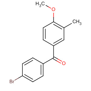 89946-90-7  Methanone, (4-bromophenyl)(4-methoxy-3-methylphenyl)-