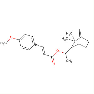 89947-53-5  2-Propenoic acid, 3-(4-methoxyphenyl)-,1-(3,3-dimethylbicyclo[2.2.1]hept-2-yl)ethyl ester