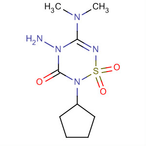 89968-47-8  2H-1,2,4,6-Thiatriazin-3(4H)-one,4-amino-2-cyclopentyl-5-(dimethylamino)-, 1,1-dioxide