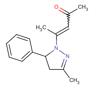 89969-69-7  3-Penten-2-one, 4-(4,5-dihydro-3-methyl-5-phenyl-1H-pyrazol-1-yl)-
