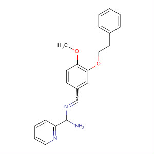 899813-37-7  Methanediamine,N-[[4-methoxy-3-(2-phenylethoxy)phenyl]methylene]-1-(2-pyridinyl)-