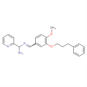 899813-38-8  Methanediamine,N-[[4-methoxy-3-(3-phenylpropoxy)phenyl]methylene]-1-(2-pyridinyl)-