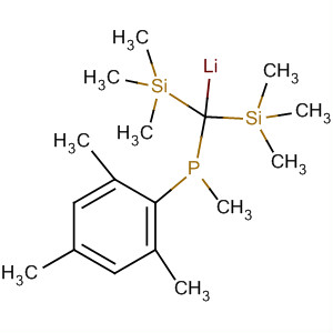 89982-75-2  Lithium,[[methyl(2,4,6-trimethylphenyl)phosphino]bis(trimethylsilyl)methyl]-